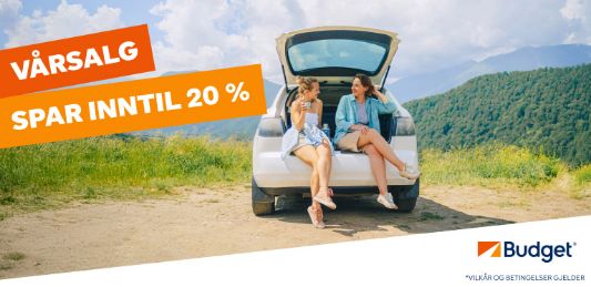20 % rabatt på leiebil i 2026