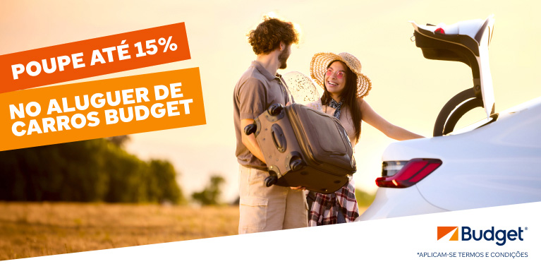 É a oferta de fim de verão Budget – conduza com até 15% de desconto AGORA
