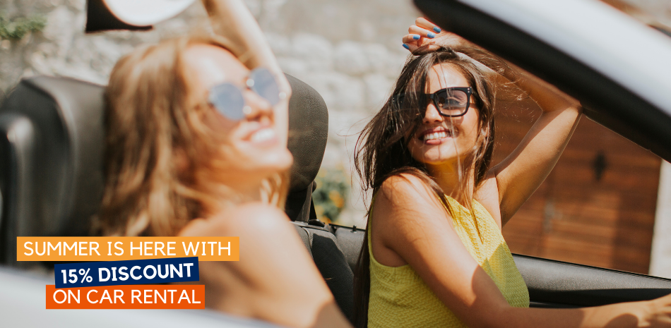 Summer is here with 15% of on car rental from Budget