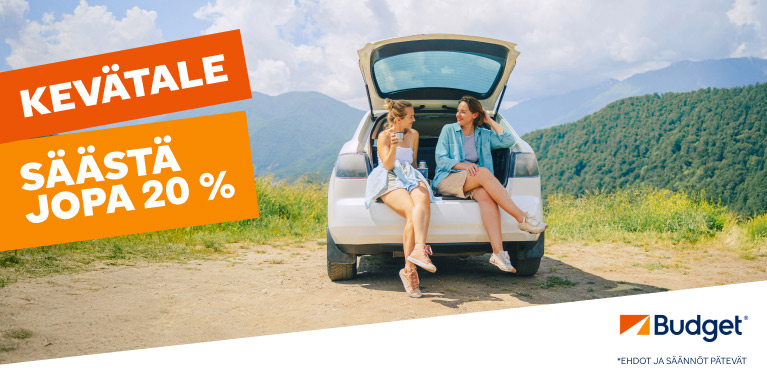 Hyödynnä tarjous – säästä jopa 20 % autonvuokrauksesta