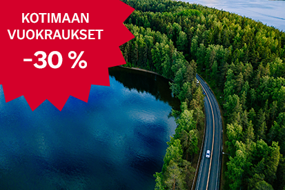 Vain klubilaisille! -30 % kotimaan vuokrauksista