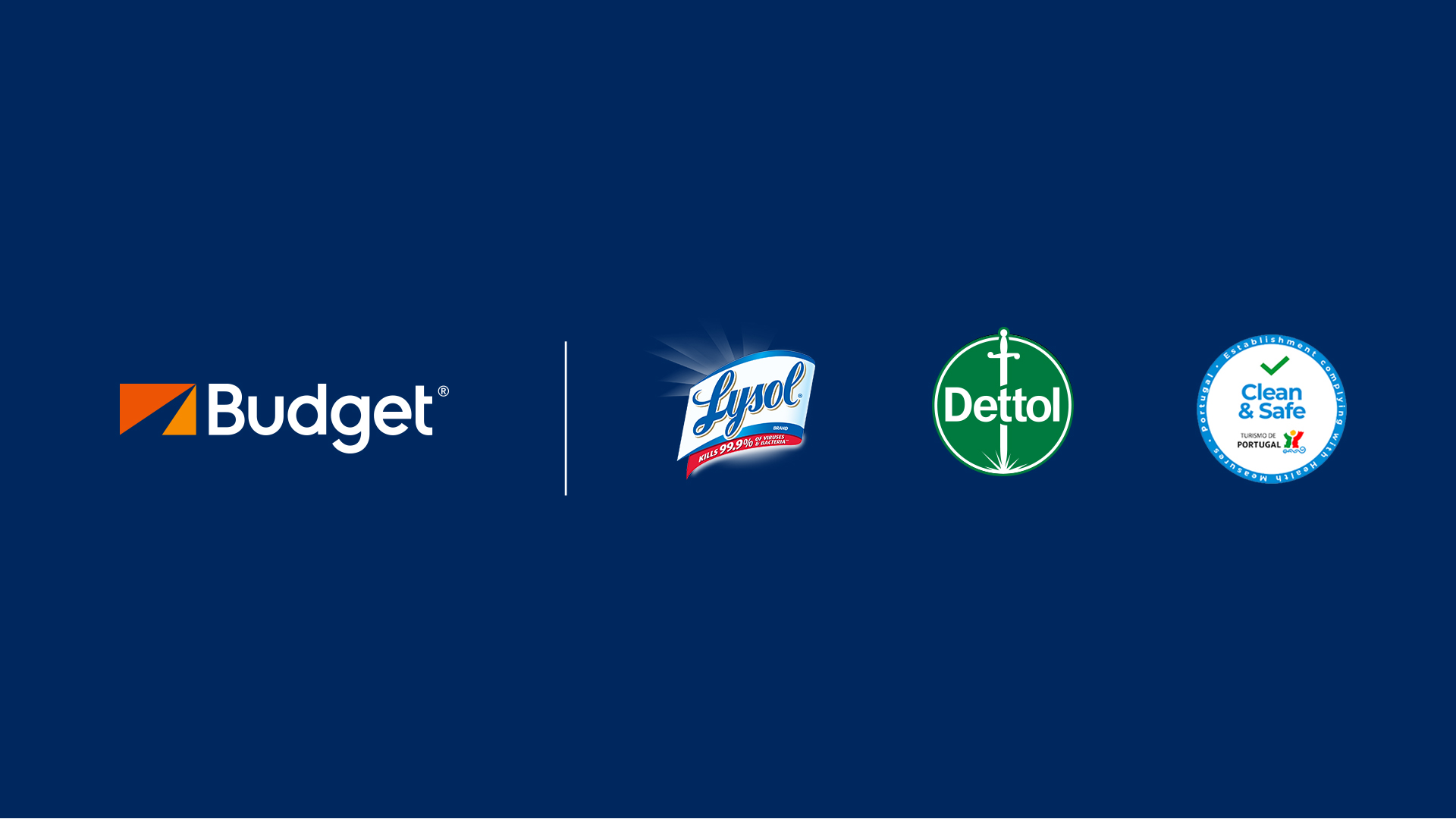 Fizemos uma parceria com a Lysol & Dettol para podermos utilizar desinfetantes líderes de mercado na limpeza dos veículos e estações de aluguer. 