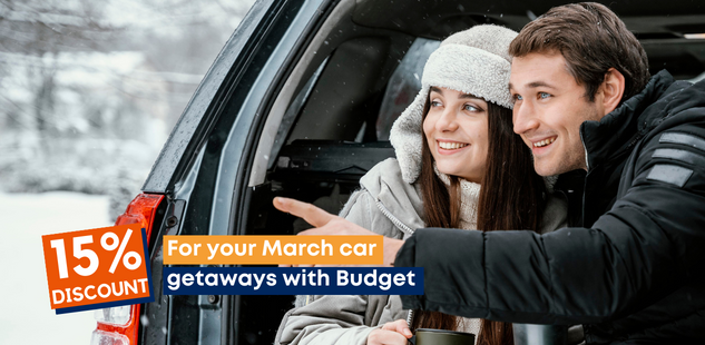 Plan your next trip with Budget and enjoy a 15%