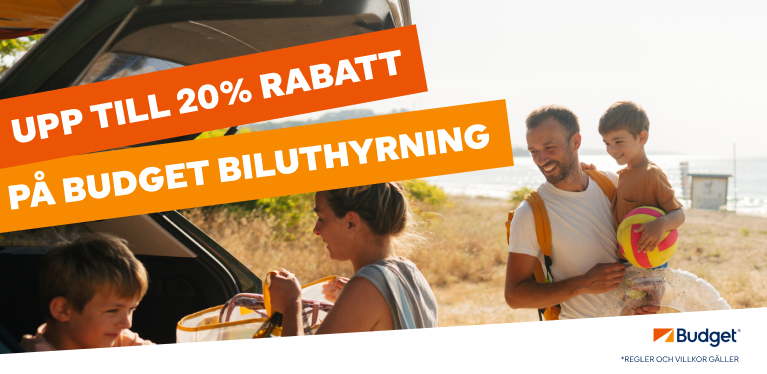 Försommarkampanj hos Budget – kör och spara upp till 20% 2026