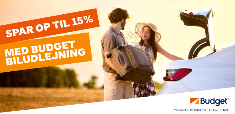 Budget – 20 % rabat i hele Europa
