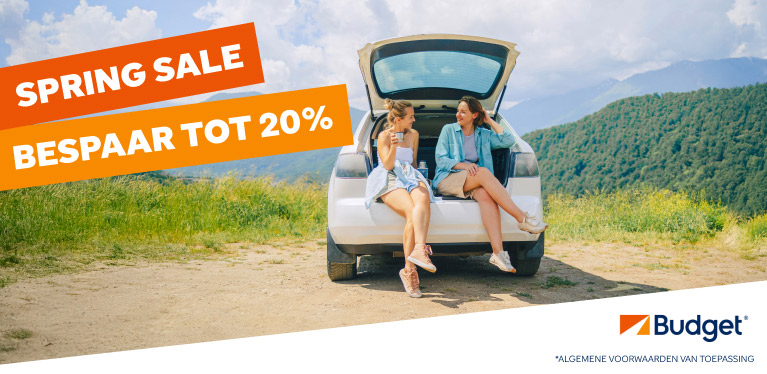 Profiteer van de roadtrip-deal - 20% korting tijdens de Budget Lente Sale