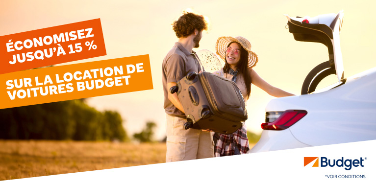 C’est la vente de fin d’été Budget : roulez avec jusqu’à 15 % de réduction MAINTENANT