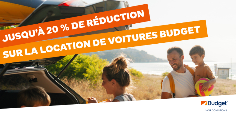 Offre estivale anticipée Budget – jusqu’à -20 % en 2026