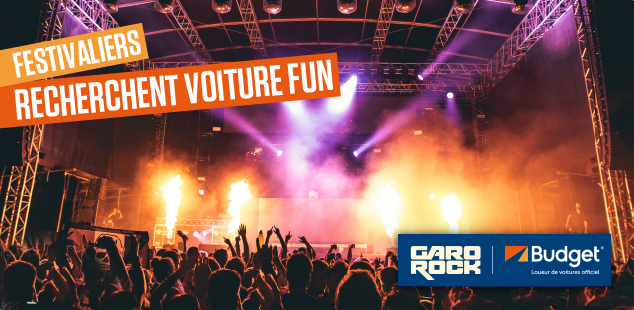 Budget loueur de voitures officiel de Garorock Budget loueur de voitures officiel de Garorock